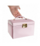 Szkatułka/ kuferek na biżuterię różowy Beautylushh 12972