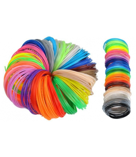 Filamenty PLA 3D zestaw 30szt x 5m Maaleo 13027