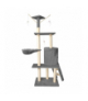 Drzewko dla kota 138cm szare Purlov 13575