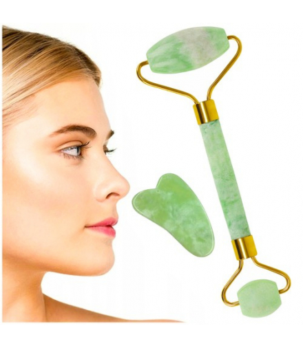 Masażer do twarzy z jadeitu Iso Trade 13657