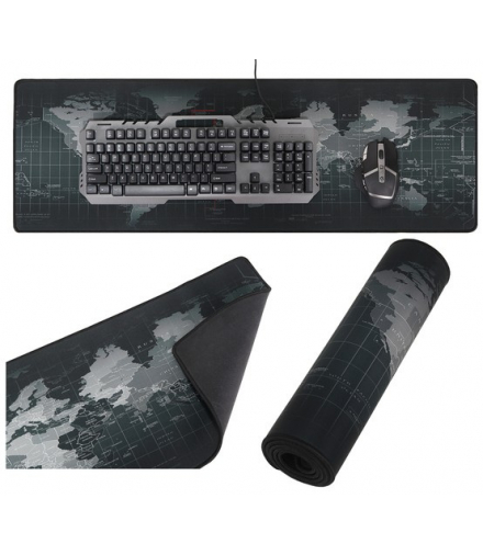 Podkładka pod mysz klawiaturę szara Izoxis 13687