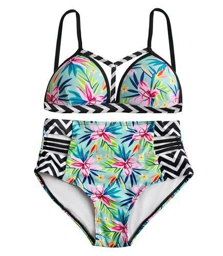 Strój kąpielowy z wysokim stanem S Iso Trade 13710