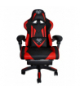 Fotel gamingowy czarno czerwony Dunmoon 13837