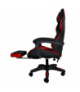 Fotel gamingowy czarno czerwony Dunmoon 13837