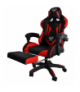 Fotel gamingowy czarno czerwony Dunmoon 13837