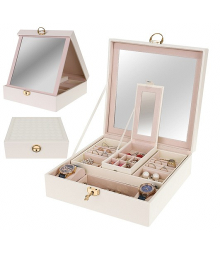 Kuferek na biżuterię biały Beautylushh Beautylushh 13858