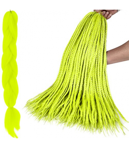 Włosy syntetyczne warkoczyki neonowe Soulima 14492