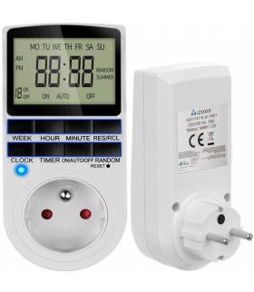 Programator czasowy włącznik/wyłącznik Izoxis 14802