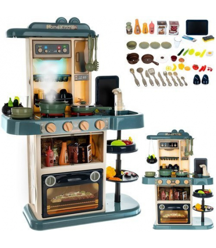 Kuchnia zabawkowa 72cm niebieska + para Iso Trade 14891