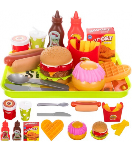 Fast food zestaw zabawkowy Iso Trade 14894