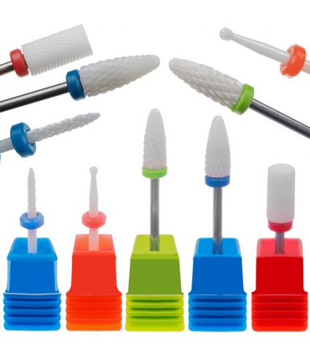 Frezy ceramiczne zestaw 5szt. Iso Trade 14977