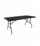 Stół ogrodowy składany czarny 180cm Gardlov 15102