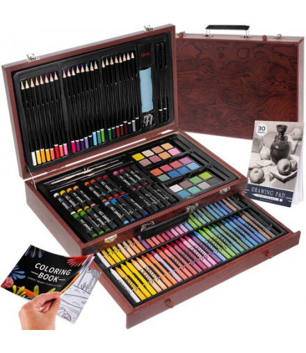 Zestaw do malowania w walizce 143szt Maaleo 15254