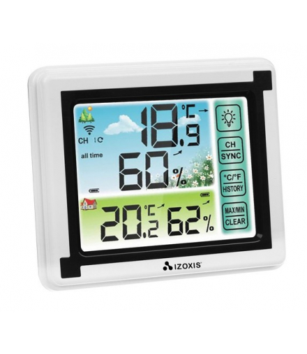 Stacja pogodowa higrometr bezprzewodowa Iso Trade 15290