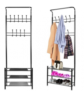 Wieszak na ubrania stojak z półką na buty 15744 Ruhhy 15304