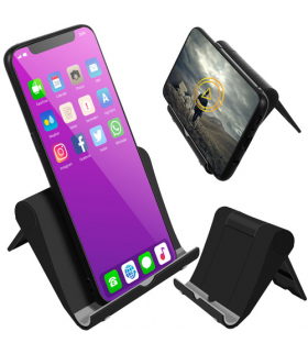 Uchwyt podstawka na telefon czarna Izoxis 15330
