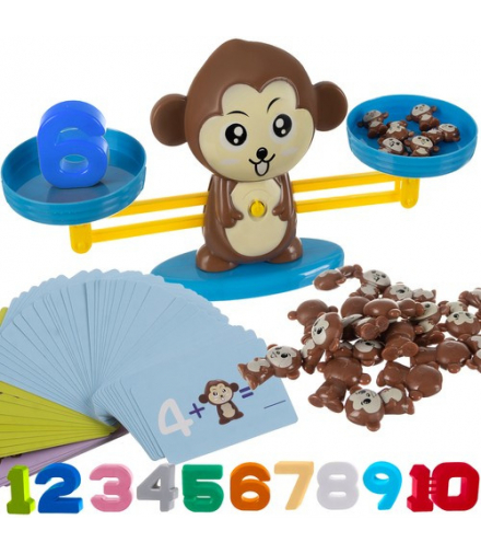 Gra edukacyjna małpka waga szalkowa ISO 15541