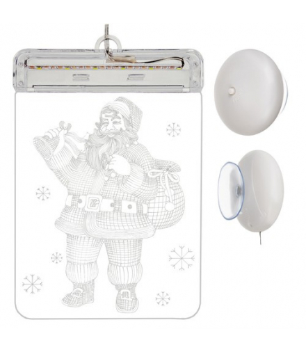 Witraż LED 3D mikołaj Malatec 15580