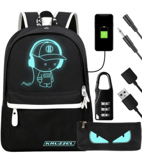 Plecak świecący USB Kruzzel 19374 16135