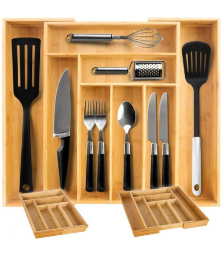 Wkład/ organizer bambusowy do szuflady Ruhhy 19189 16138