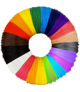 Filamenty PLA 3D 20szt. x 3m Kruzzel 19874 16242