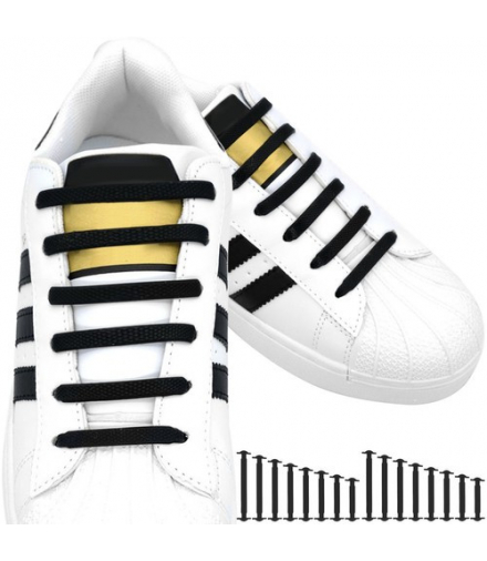 Sznurówki silikonowe zestaw 16szt. 19933 Malatec 16361