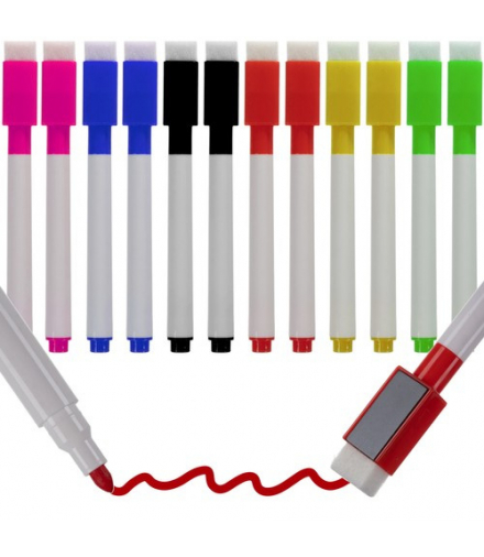 Pisaki suchościeralne zestaw 12szt. Maaleo 21646 16644