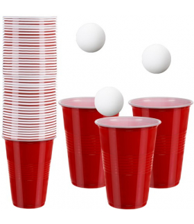 Gra Beer Pong 50 kubeczków Ruhhy 21232 16663