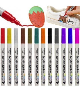 Markery akrylowe zestaw 12szt. Maaleo 21648 16675