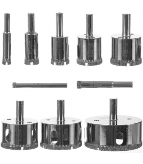 Otwornice diamentowe zestaw 10szt. Bigstren 21641 16731