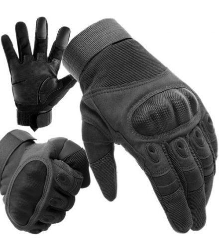 Rękawiczki taktyczne XL czarne Trizand 21770 16783