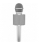 Mikrofon karaoke srebrny Izoxis 22188 Izoxis 16806