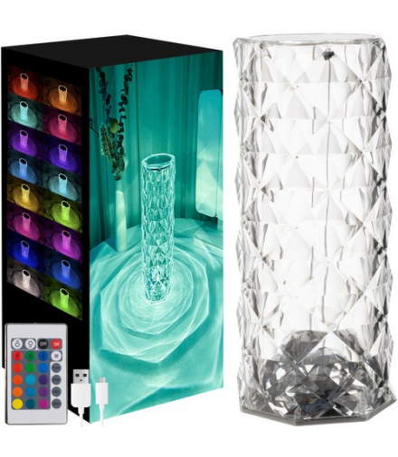 Lampka z projektorem róża Izoxis 22518 Izoxis 16842