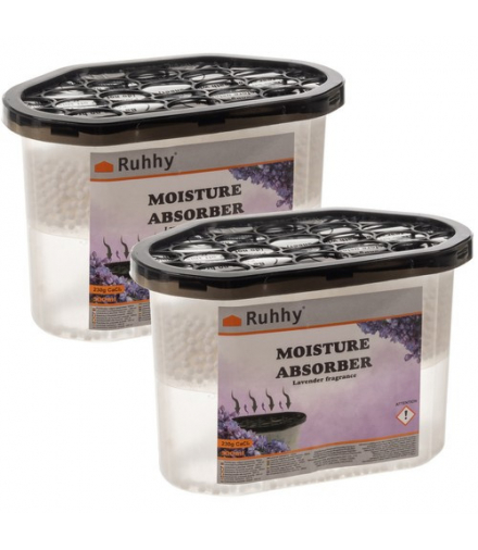 Pochłaniacz wilgoci lawendowy 2x500ml Ruhhy 22137 16885