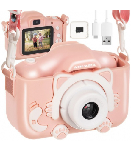 Aparat cyfrowy różowy Kruzzel AC22296 16889
