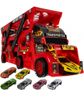 Zestaw ciężarówka TIR z 6 autami 22515 Kruzzel 16931