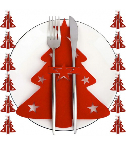 Etui na sztućce choinki 12szt. Ruhhy 22304 16983