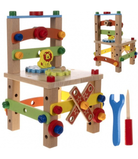 Krzesło drewniane montażowe Kruzzel 22506 16992