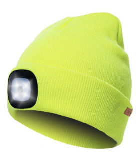 Czapka zimowa z latarką żółta Trizand 22664 16997