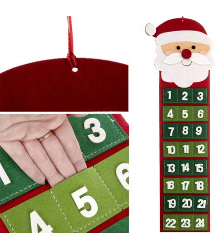 Kalendarz adwentowy wiszący Ruhhy 22252 16998