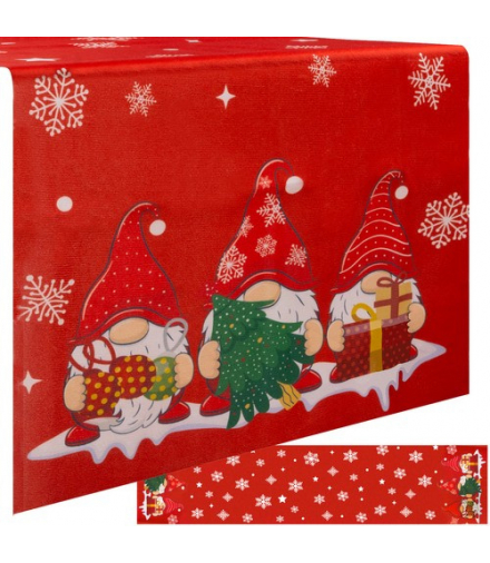 Bieżnik świąteczny 180x40cm Ruhhy 22482 17004