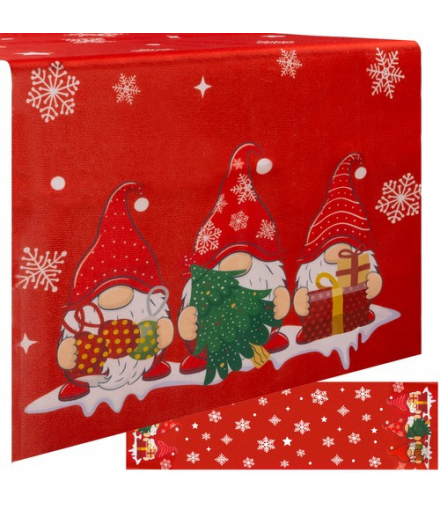 Bieżnik świąteczny 150x40cm Ruhhy 22484 17007