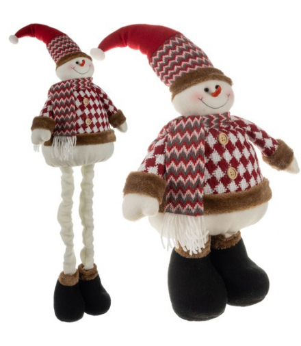 Bałwan świąteczny teleskopowy 105cm Ruhhy 22341 17041