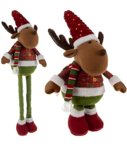 Renifer świąteczny teleskopowy 95cm Ruhhy 22329 17044