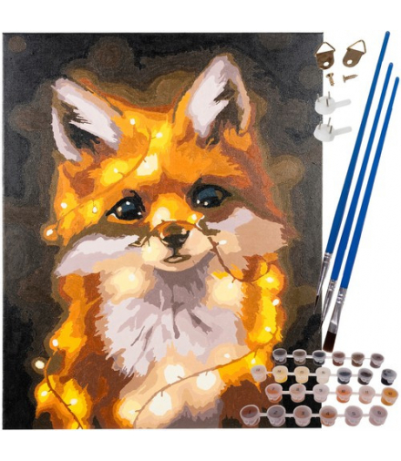 Malowanie po numerach 40x50cm lisek Maaleo 22782 17063