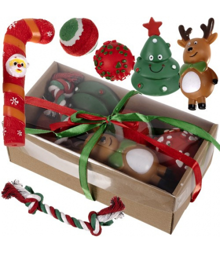 Prezent świąteczny dla psa zabawki Purlov 22637 17069