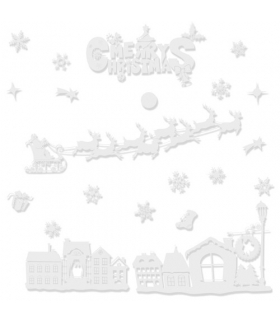 Naklejki świąteczne na okno Ruhhy 22305 17074