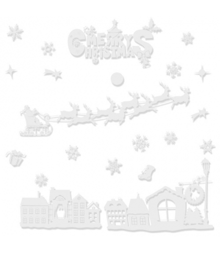 Naklejki świąteczne na okno Ruhhy 22305 17074