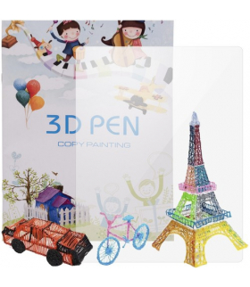 Książka z szablonami do długopisu 3D Maaleo 22734 17075