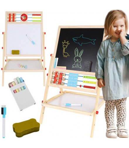 Tablica dwustronna drewniana Kruzzel 22472 17160